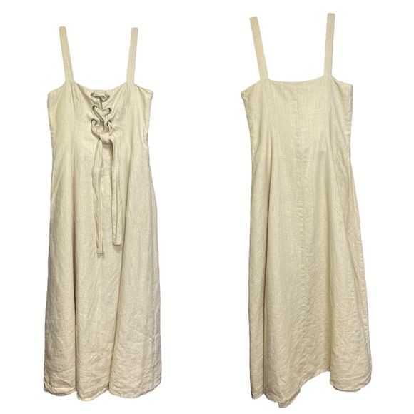 Mara Hoffman Mei Dress in Beige Hemp‎ - Picture 3 of 7